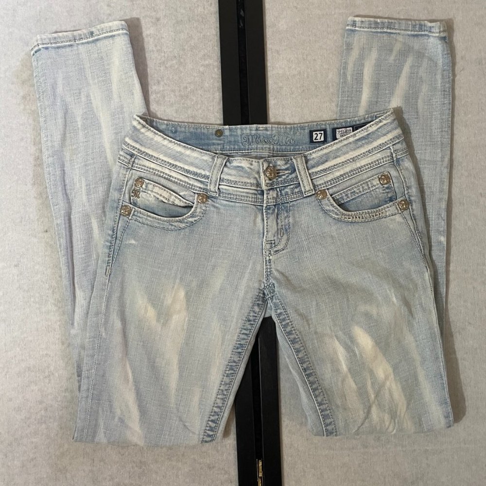 MISS ME Skinny Jeans JP5128SK Diamonds Rhinestones